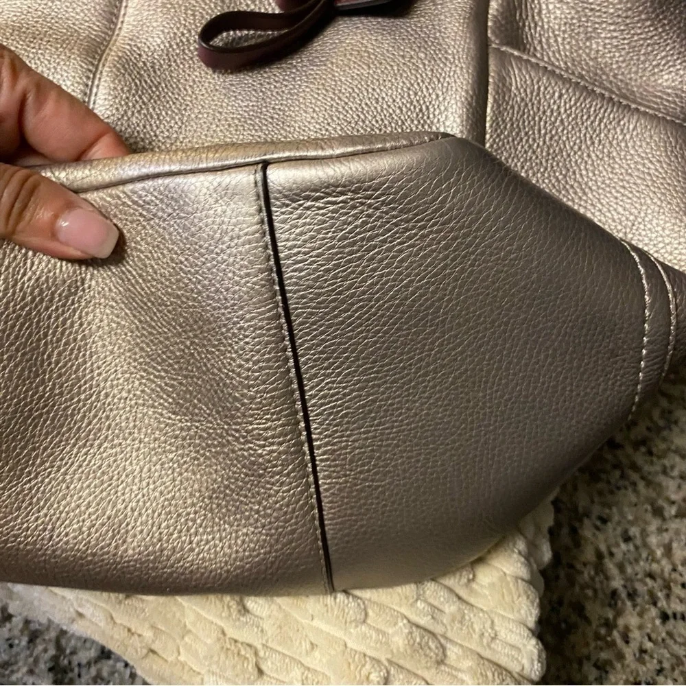 Coach vintage pebble grain leather bag